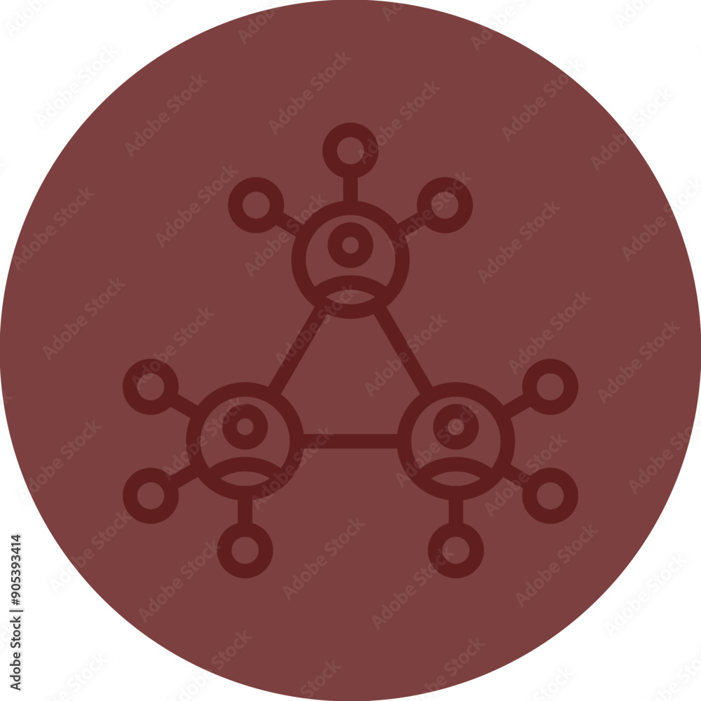 Networking Vector Line Maroon Circle Maroon Networking Vector Line Maroon Circle Maroon