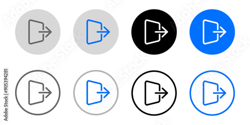 login icon. join symbol. inside entry sign. account access symbol. outdoor illustration. doorway symbol. quit the page pictogram.