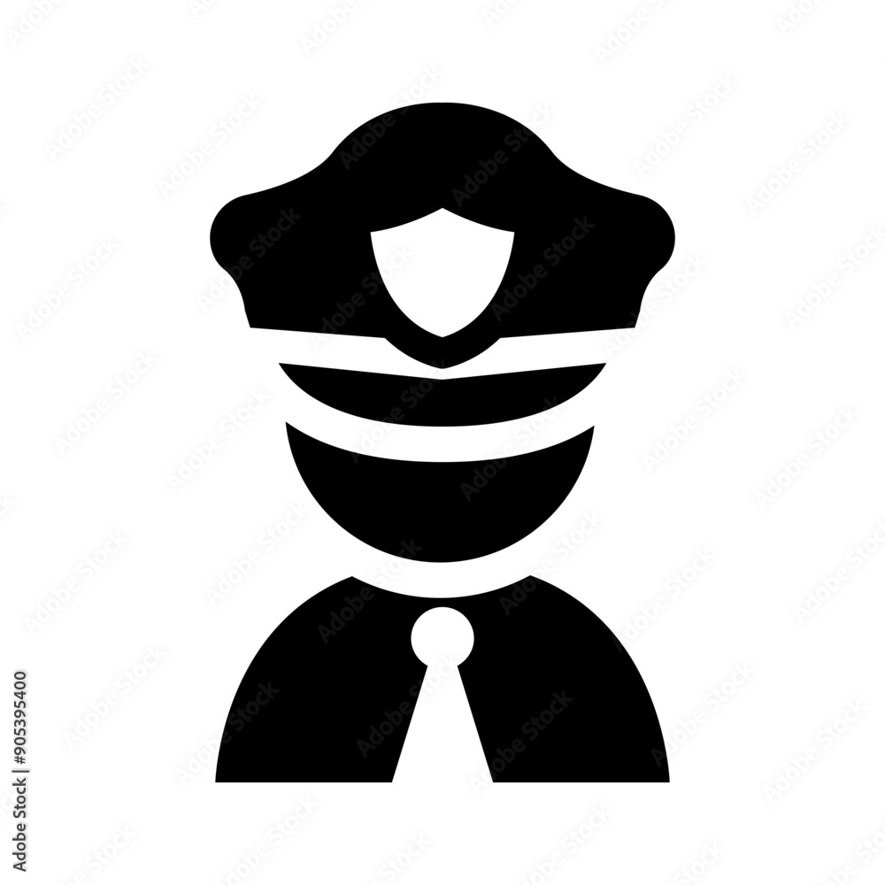 Policeman icon vector illustration graphic design Policeman icon vector illustration graphic design