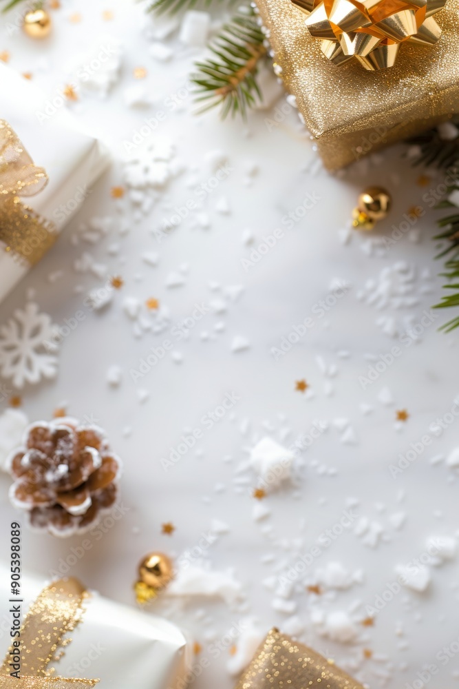 Festive Christmas banner and xmas poster, bright decorative decorations New Year holiday background. Christmas greeting card, flyer brochure cover card, party invitation Festive Christmas banner and xmas poster, bright decorative decorations New Year holiday background. Christmas greeting card, flyer brochure cover card, party invitation