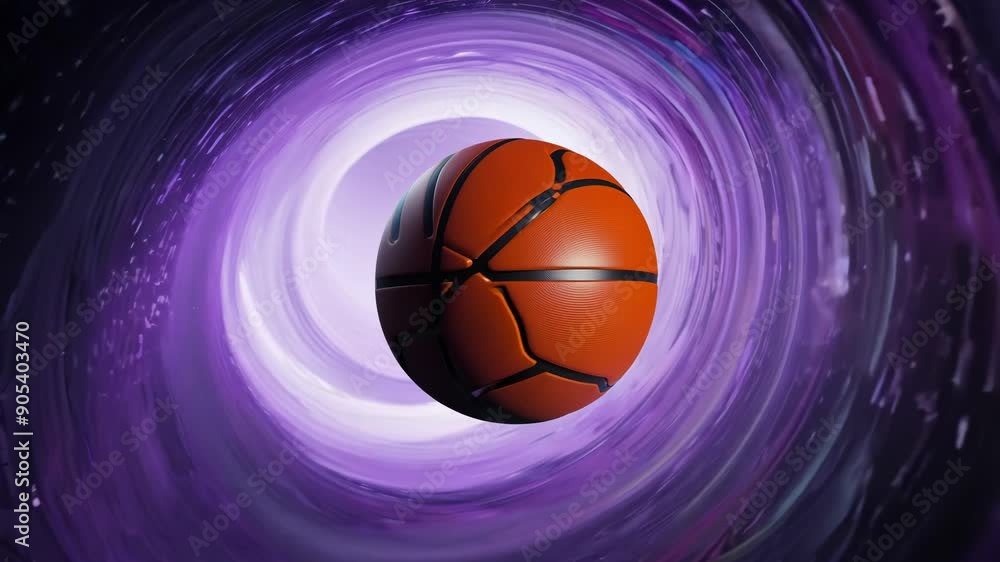 Motion Blur Basketball in Galactic Vortex Motion Blur Basketball in Galactic Vortex