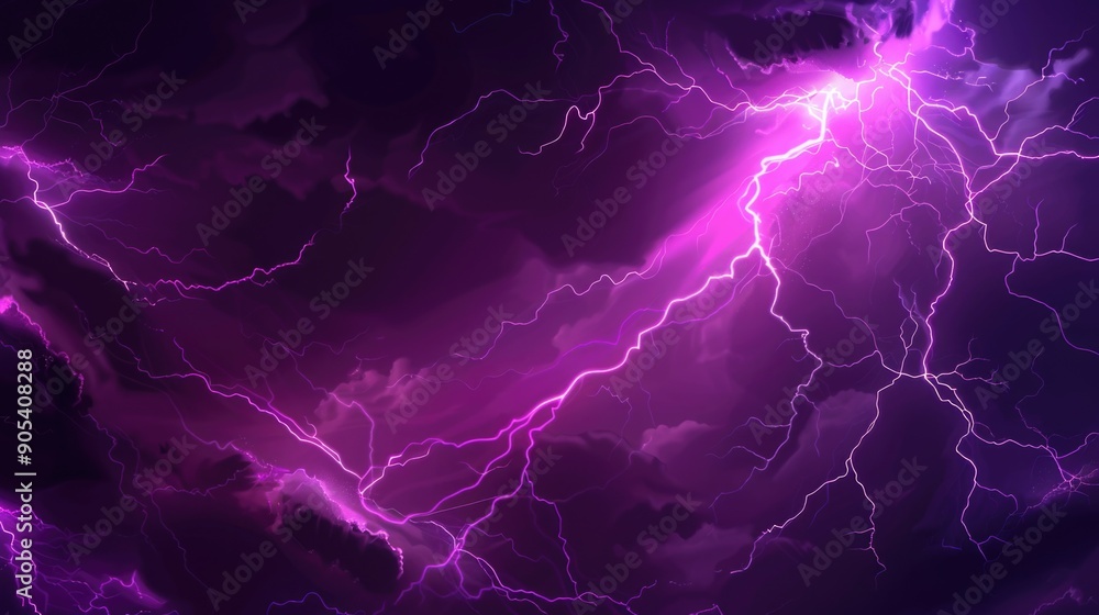 Lightning and electricity light effect background Lightning and electricity light effect background