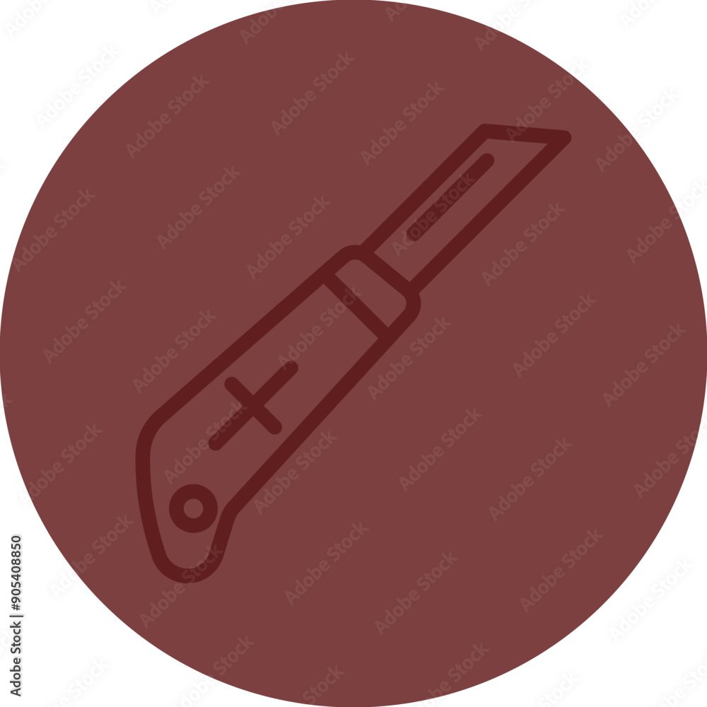 Paper Cutter Vector Line Maroon Circle Maroon Paper Cutter Vector Line Maroon Circle Maroon