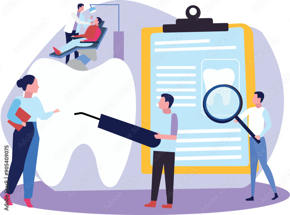 Dentists are working. Dentists are working.