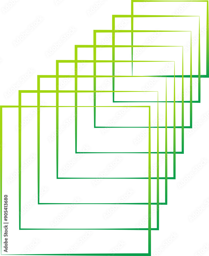 Square color blend line gradient technology concept, logo, template, frame Square color blend line gradient technology concept, logo, template, frame