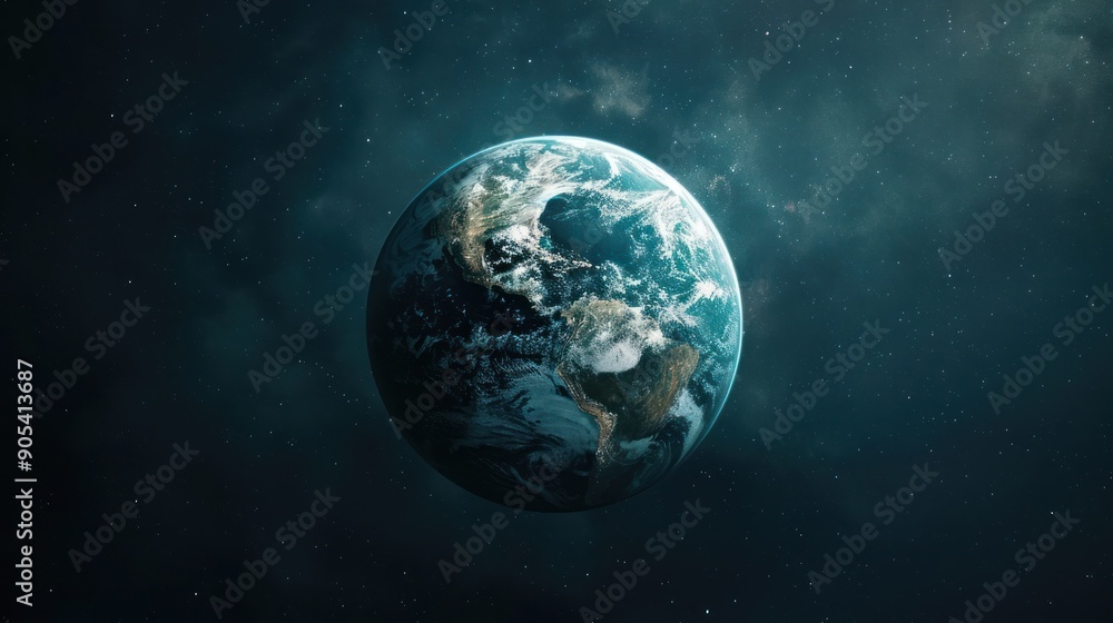 Fototapeta premium a logo of our documentary SWEET PLANET. 4K