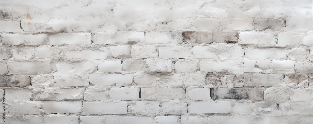 Fototapeta premium White Brick Wall Background
