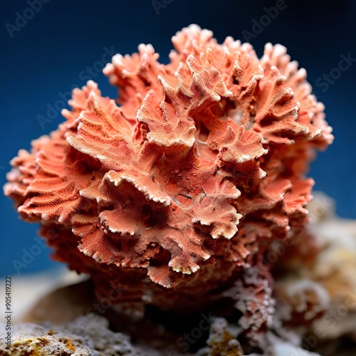 horn coral a type of fossilized coral with a horn like shape com photo