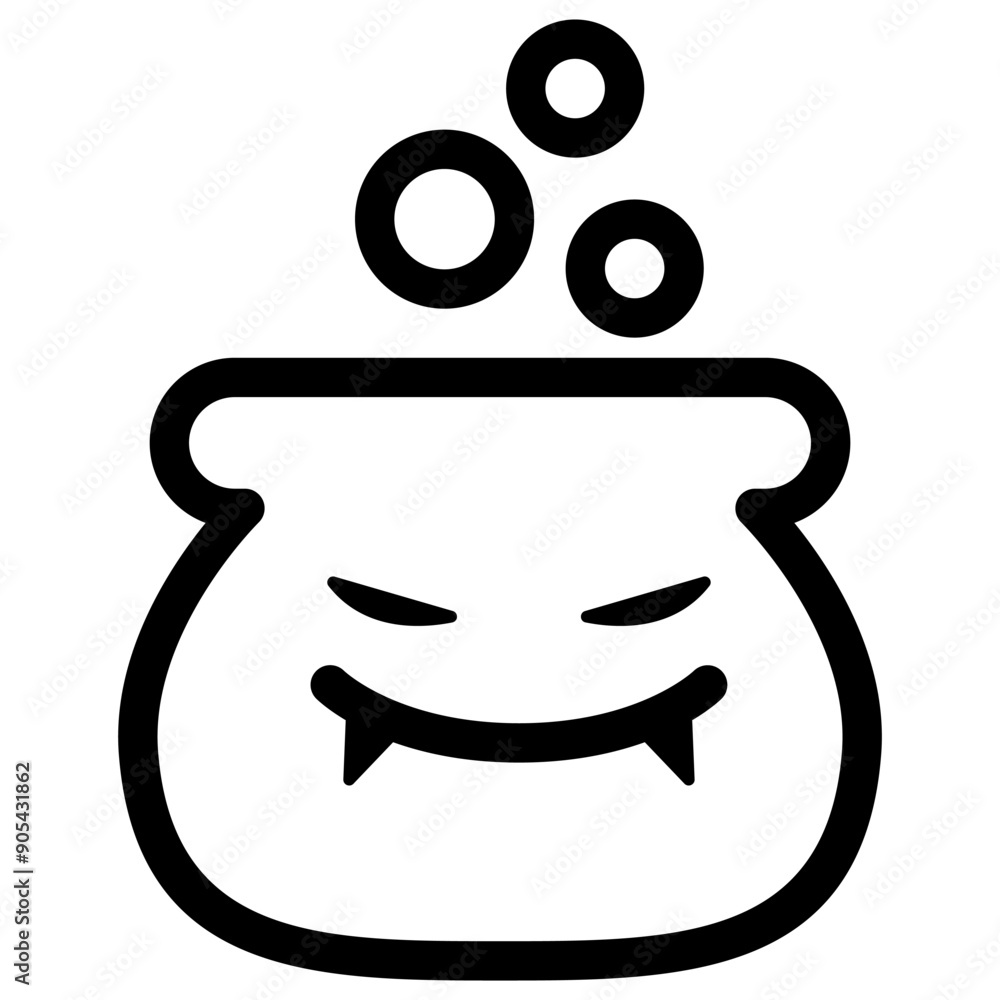 Witch pot icon vector illustration graphic design Witch pot icon vector illustration graphic design