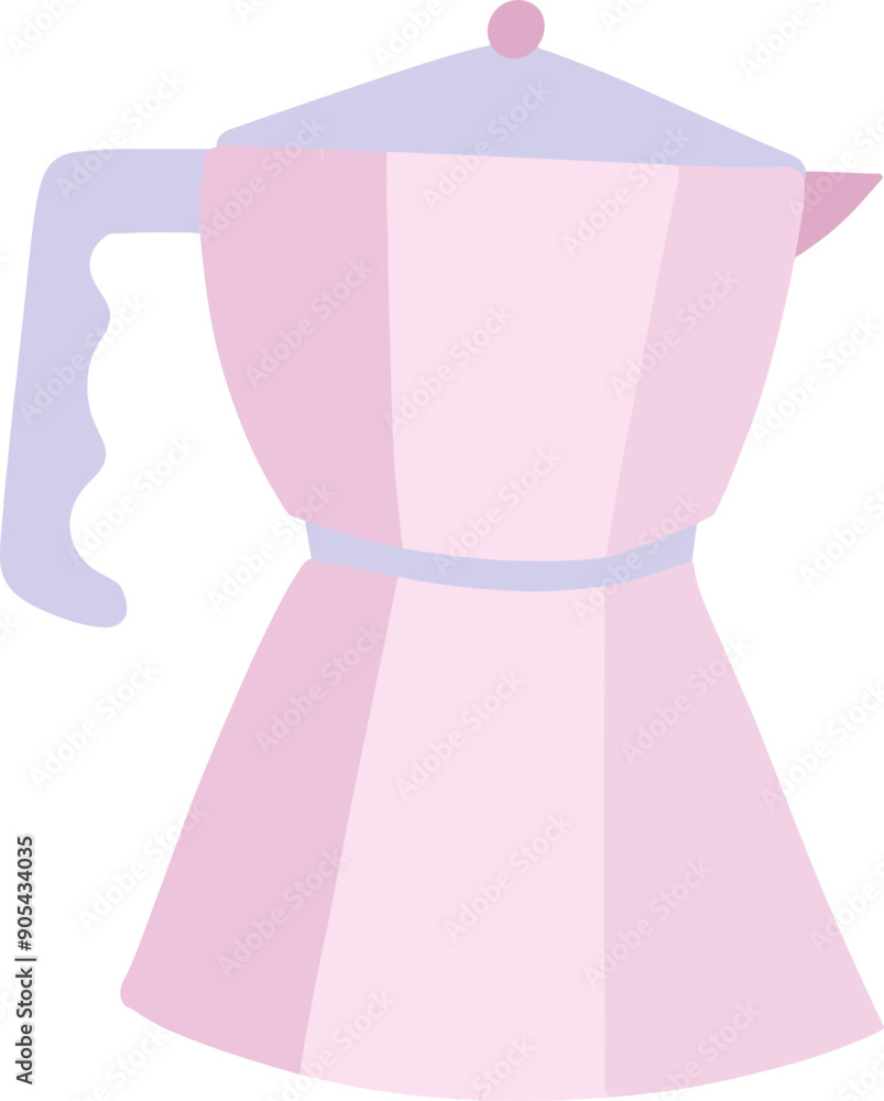 Hand Draw Vector Coffee Pot Illustration Hand Draw Vector Coffee Pot Illustration