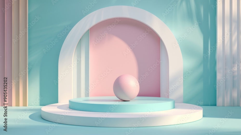 3d render abstract display podium platform for product presentation and advertising. Minimal scene backdrop with clean design. Vacant pedestal for mock up. Empty stage with pastel color for cosmetic 3d render abstract display podium platform for product presentation and advertising. Minimal scene backdrop with clean design. Vacant pedestal for mock up. Empty stage with pastel color for cosmetic