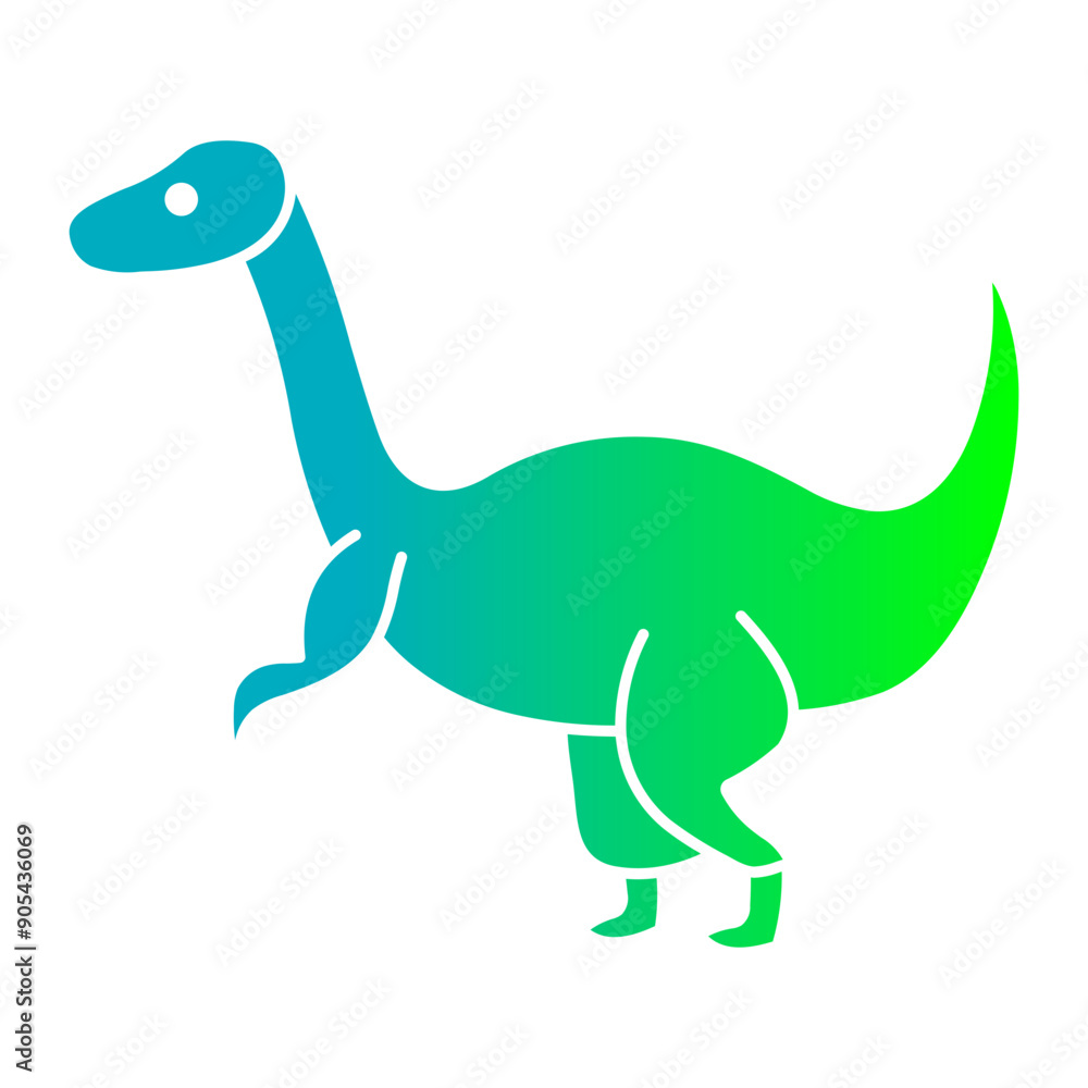 Obraz premium Raptor Gradient Flat