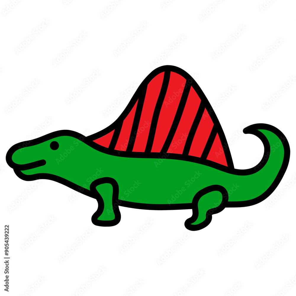 Fototapeta premium Dinosaurus Filled