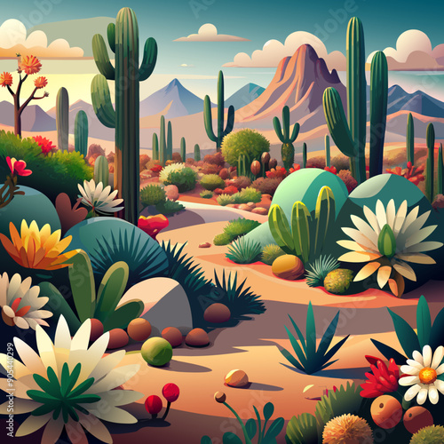 the phenomenon of desert blooming	