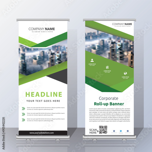 Roll up banner stand template design, business brochure flyer, infographics, presentation, advetisement, marketing, ads, poster.