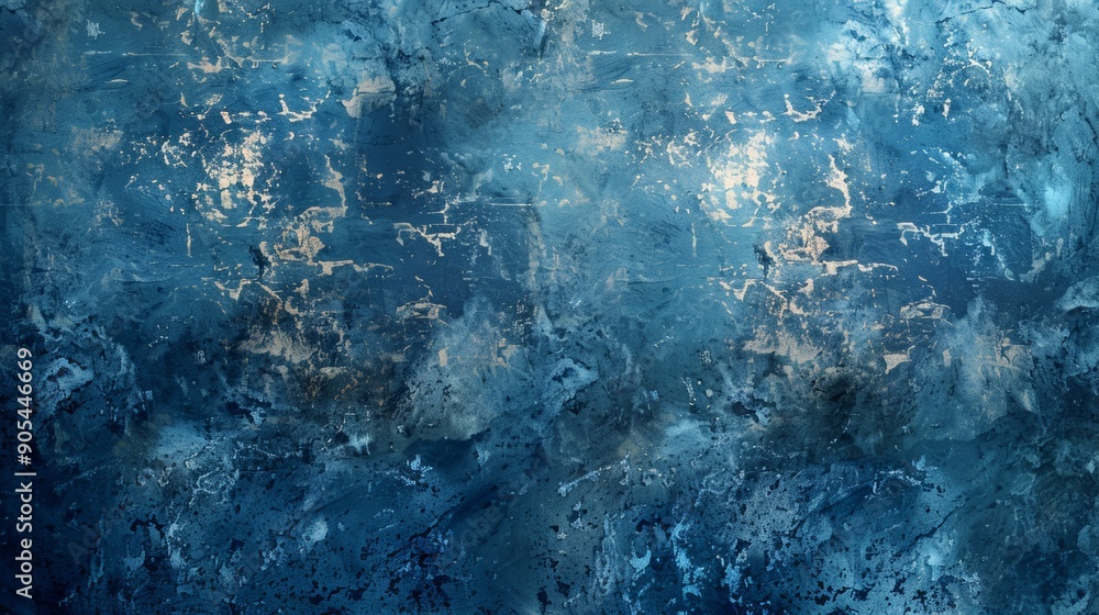 Abstract Dark Blue Grunge Wall Texture Abstract Dark Blue Grunge Wall Texture