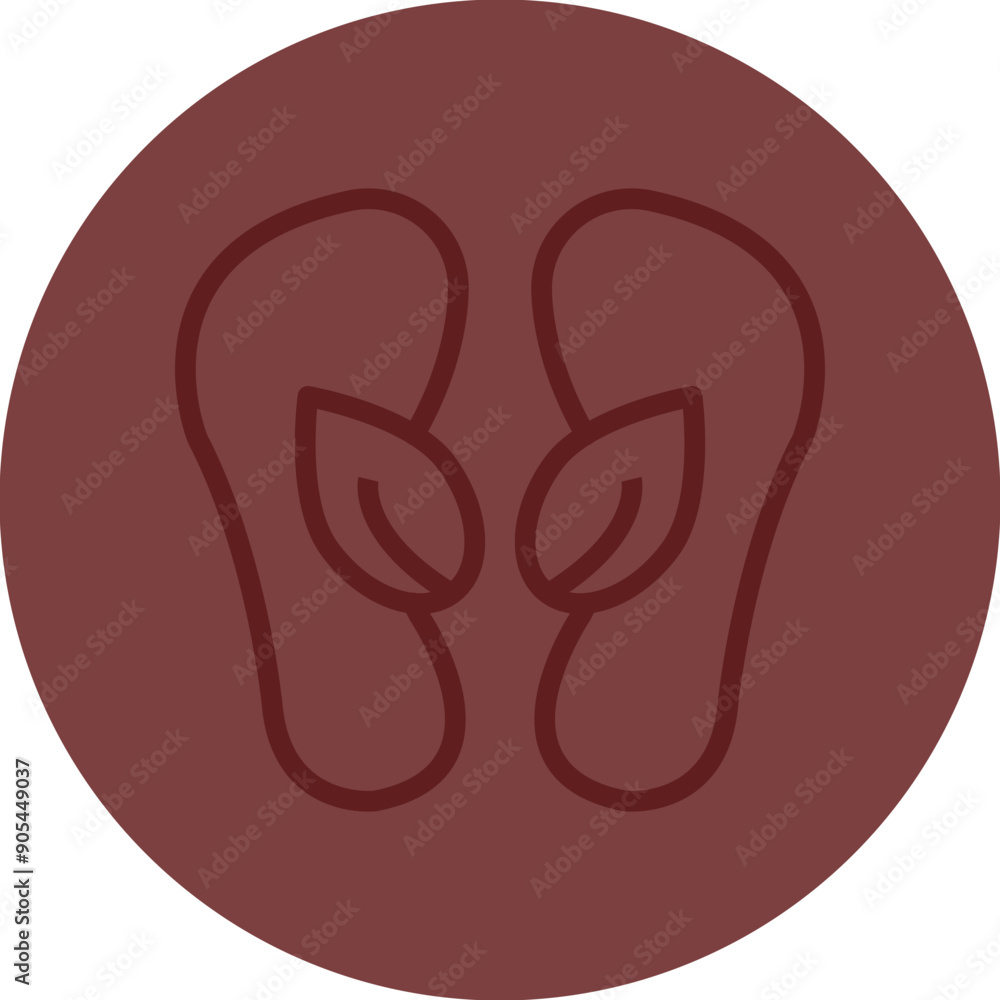 Carbon Footprint Vector Line Maroon Circle Maroon Carbon Footprint Vector Line Maroon Circle Maroon