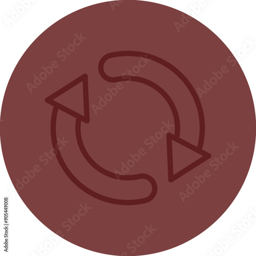 Repurpose Vector Line Maroon Circle Maroon