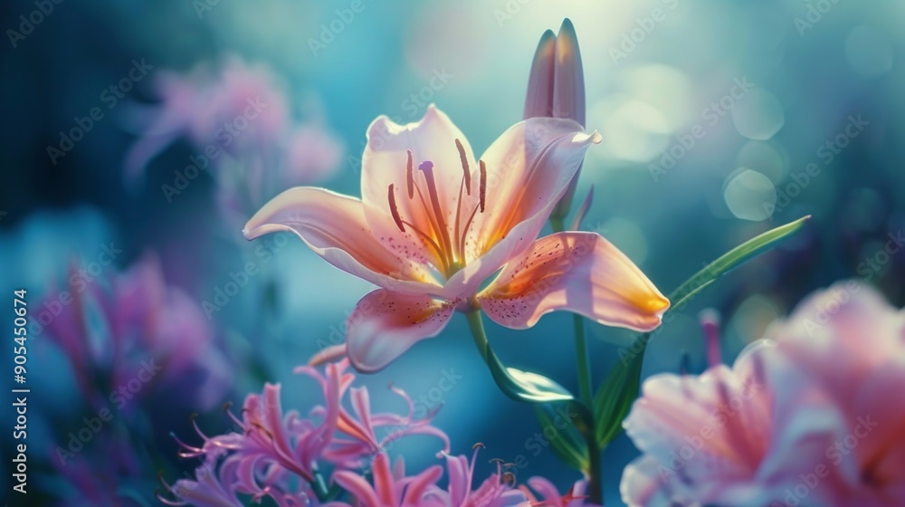 Fototapeta premium Lily Flower in Soft Light