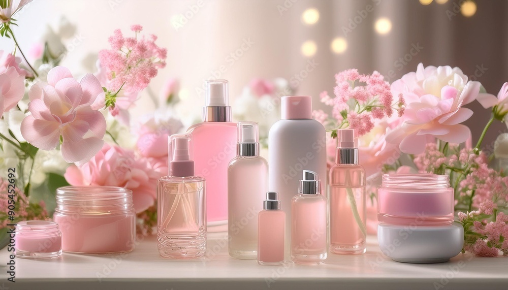 A dreamy pastel-colored setup with soft hues and delicate flowers, creating a whimsical A dreamy pastel-colored setup with soft hues and delicate flowers, creating a whimsical