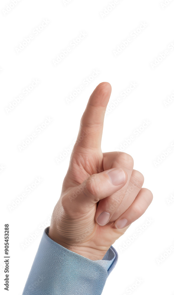 A hand raised with one finger pointing upward, symbolizing a sign of emphasis or a call for attention. A hand raised with one finger pointing upward, symbolizing a sign of emphasis or a call for attention.