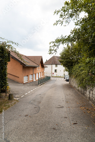 Road in French countryside