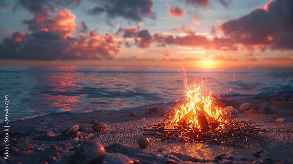 bonfire in the middle of a beach bonfire in the middle of a beach