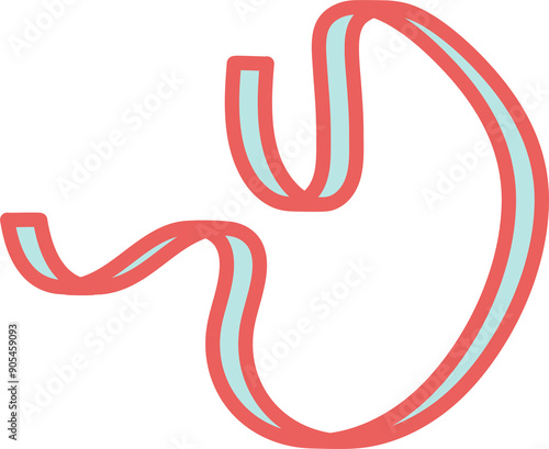 Colorful ribbons, birthday, festive carnival, party greeting