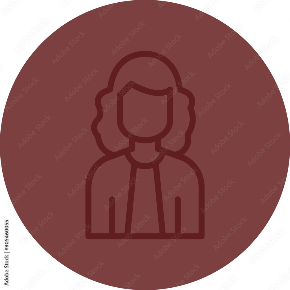 Judge Vector Line Maroon Circle Maroon Judge Vector Line Maroon Circle Maroon