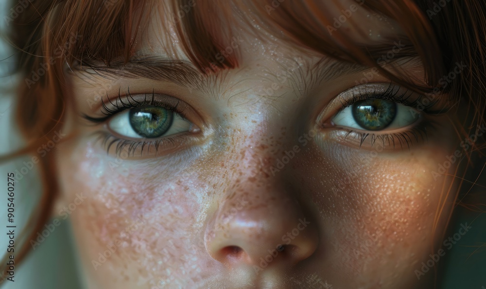 Portrait of a girl with expressive eyes and delicate features, capturing emotion Portrait of a girl with expressive eyes and delicate features, capturing emotion