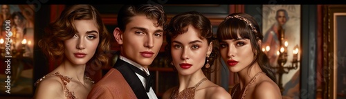 A 1930s Great Gatsbyinspired fashion party