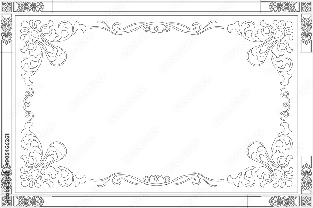 vector sketch, silhouette illustration, frame design, background pattern, classic vintage ethnic traditional ornament vector sketch, silhouette illustration, frame design, background pattern, classic vintage ethnic traditional ornament