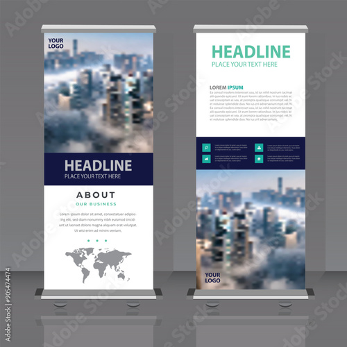 Roll up banner stand template design, business brochure flyer, infographics, presentation, advetisement, marketing, ads, poster.