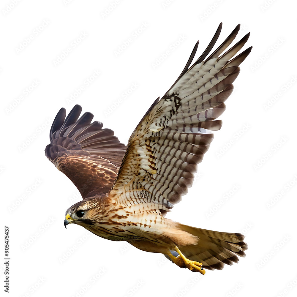 hawk in flight isolated on transparent background hawk in flight isolated on transparent background