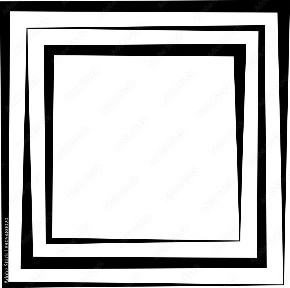 Square dynamic shapes. Graphic design elements Square dynamic shapes. Graphic design elements