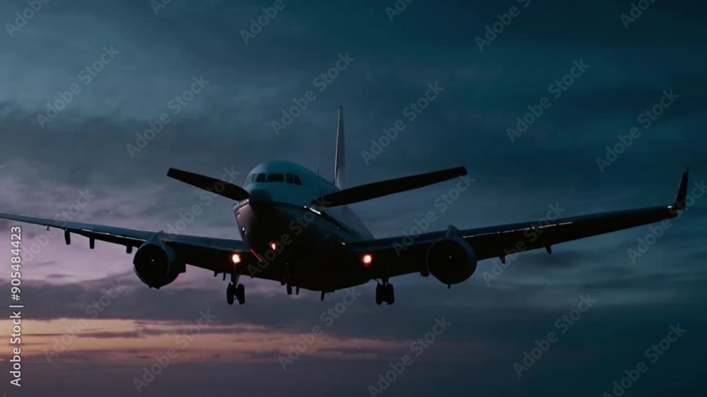 Airplane in the sky colorful lights HD resolution with hyper realistic 4K Background. Airplane in the sky colorful lights HD resolution with hyper realistic 4K Background.