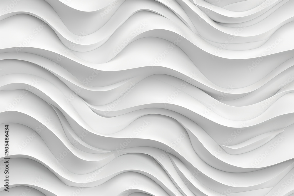 Fototapeta premium The image is a white background with a wave pattern.