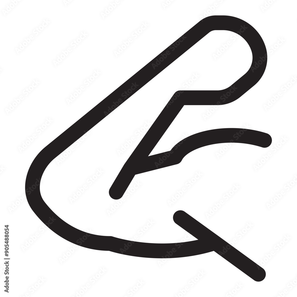 Strong icon in thin line style vector illustration graphic design Strong icon in thin line style vector illustration graphic design