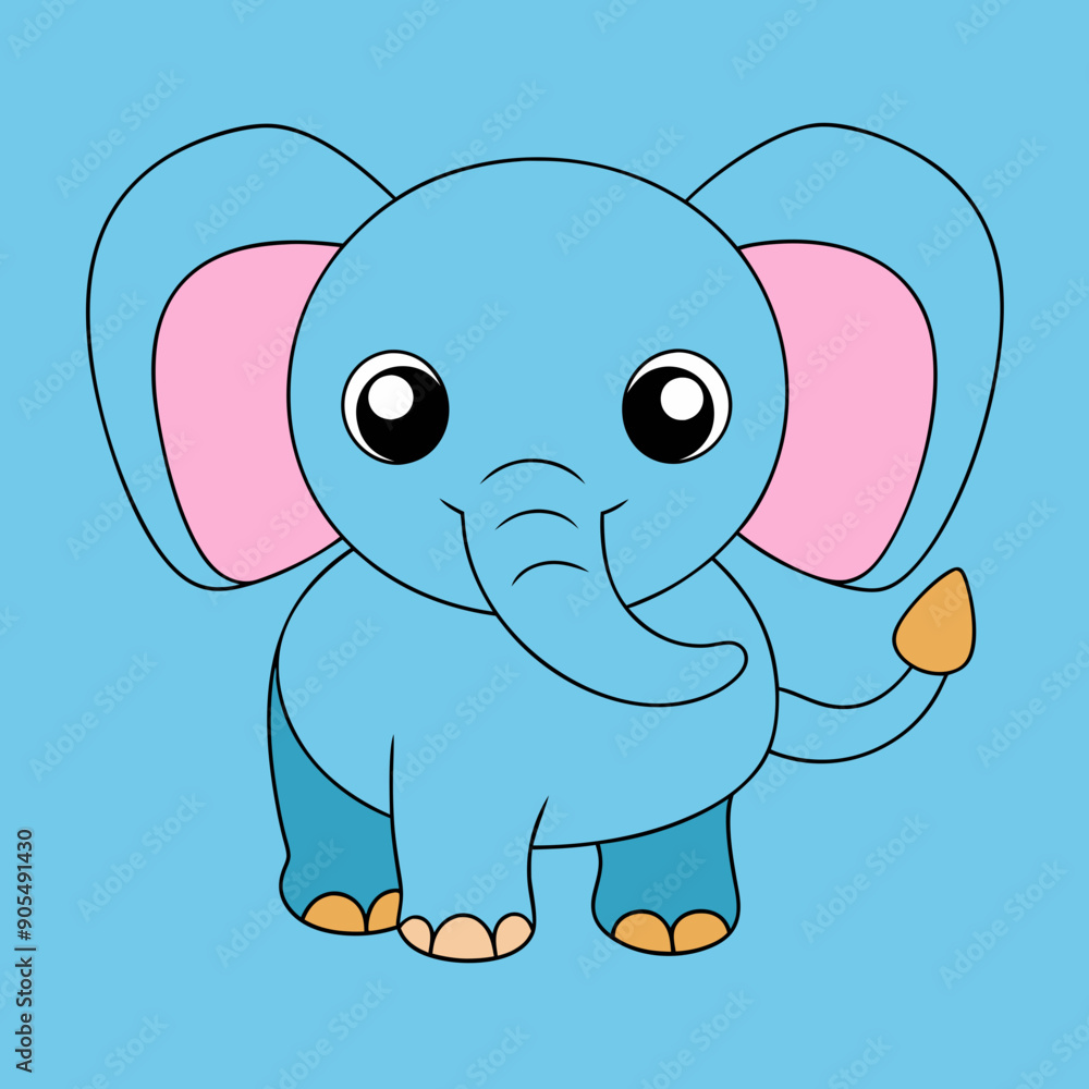 Obraz premium baby elephant