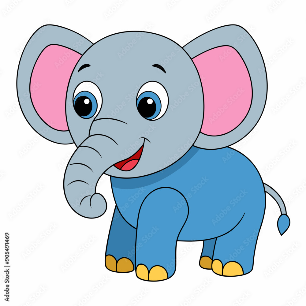 Fototapeta premium baby elephant