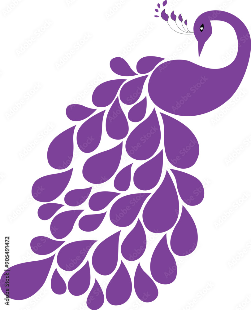 Fototapeta premium cute cake and peacock coloring page for kids
