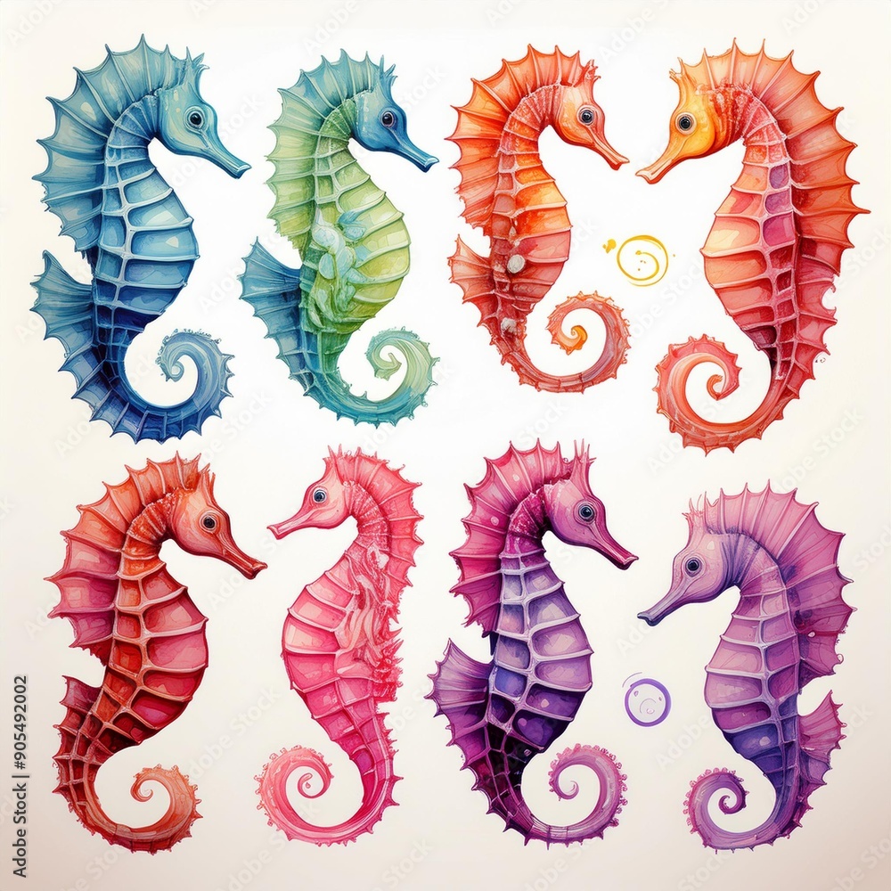 Sea Horse clipart, isolated vector illustration. Sea Horse clipart, isolated vector illustration.