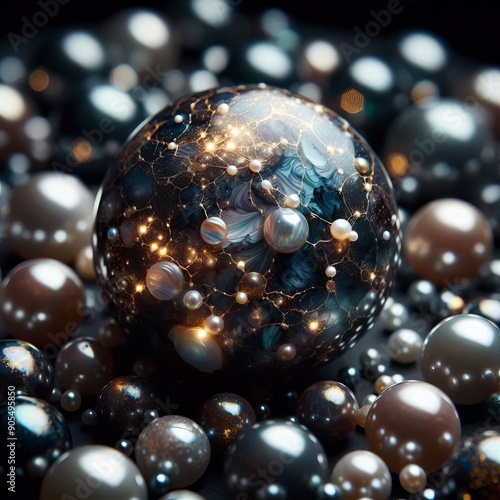 127 82 Constellation pearl Pearls with shimmering hues resemblin photo