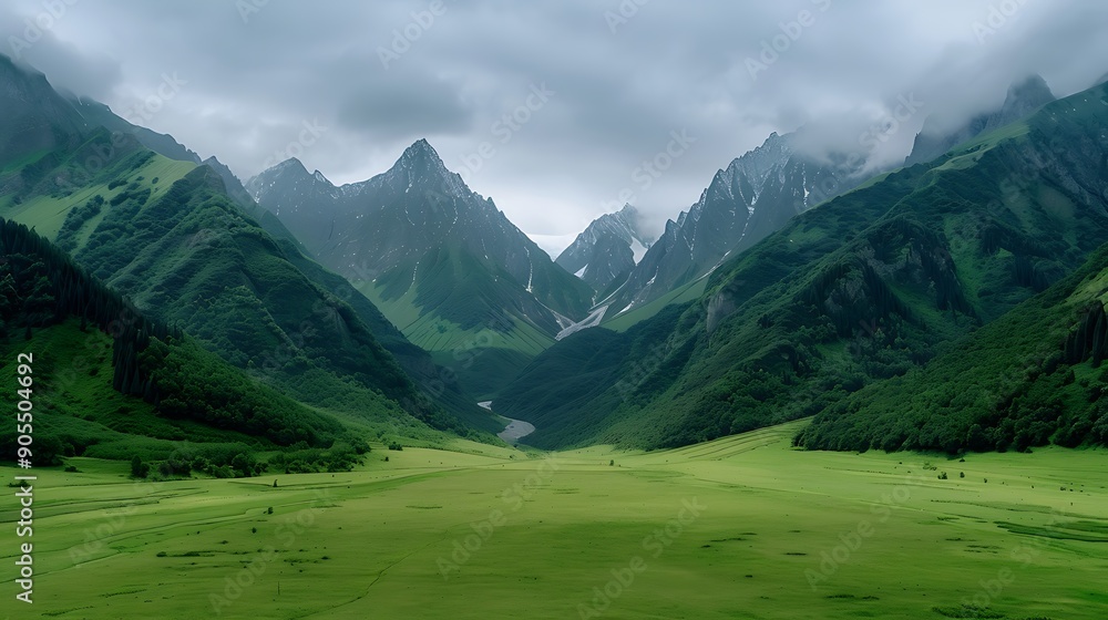 A photo of the beautiful green mountains in Dagestan. A large mountain range with dense forests and grasslands on its slopes in the summer time. A high resolution photography of insanely detailed A photo of the beautiful green mountains in Dagestan. A large mountain range with dense forests and grasslands on its slopes in the summer time. A high resolution photography of insanely detailed