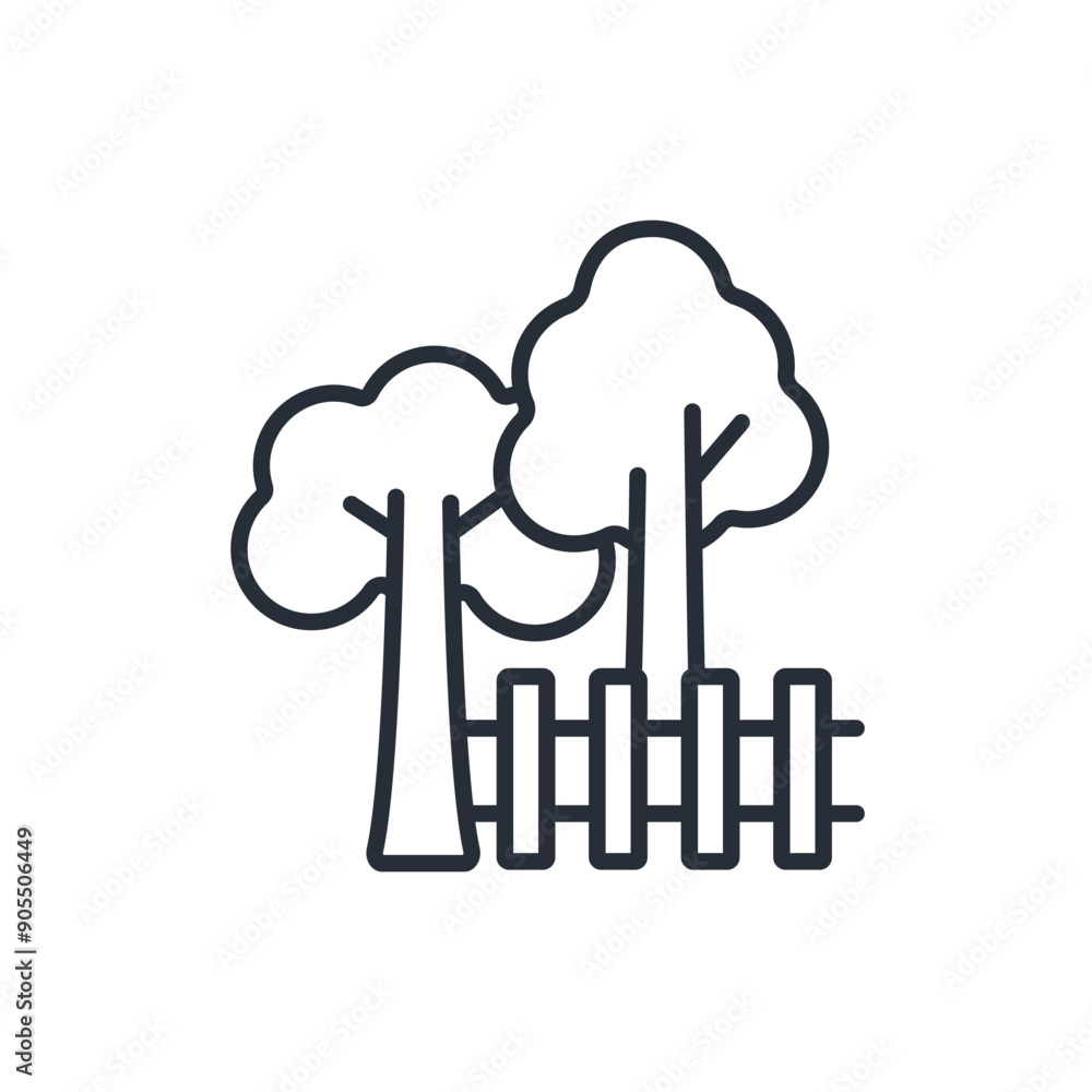 garden icon. vector.Editable stroke.linear style sign for use web design,logo.Symbol illustration. garden icon. vector.Editable stroke.linear style sign for use web design,logo.Symbol illustration.