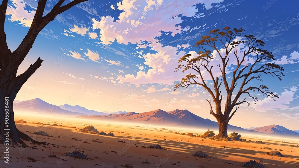 namib desert namibia natural wonders around the world morning view anime namib desert namibia natural wonders around the world morning view anime