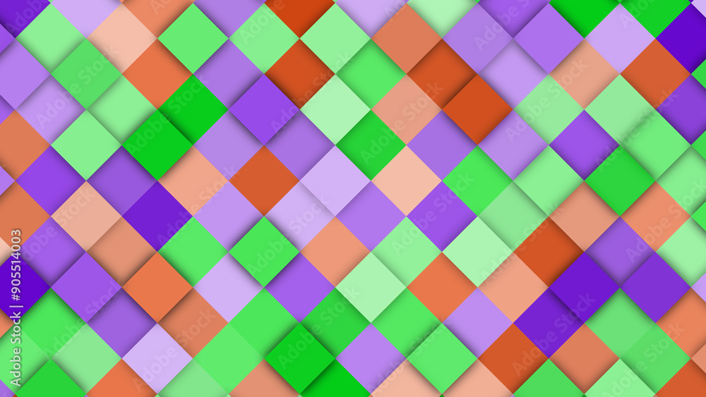 Vibrant geometric pattern with colorful diamond shapes, perfect for modern designs and backgrounds. Vibrant geometric pattern with colorful diamond shapes, perfect for modern designs and backgrounds.