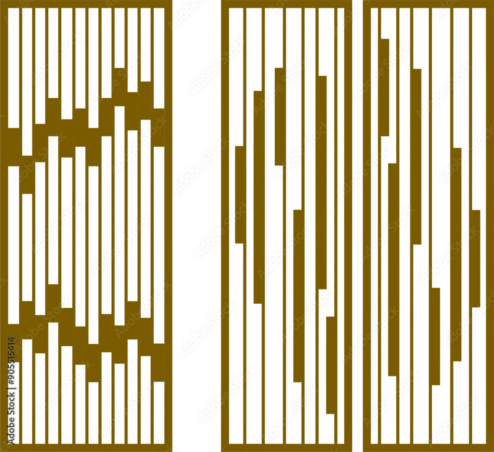 Vector sketch illustration of modern warehouse background pattern backdrop design