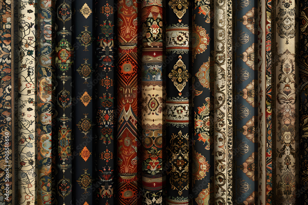 Intricate Oriental Patterns: An Exquisite Display of Timeless Geometries and Floral Motifs Reflecting Eastern Cultural Heritage Intricate Oriental Patterns: An Exquisite Display of Timeless Geometries and Floral Motifs Reflecting Eastern Cultural Heritage