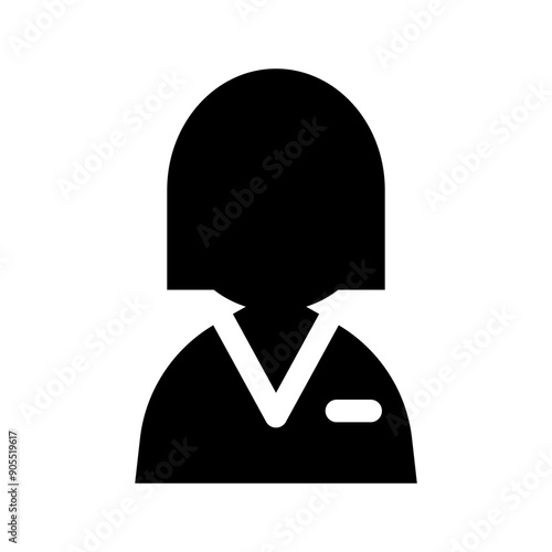 Secretary icon vector illustration graphic design